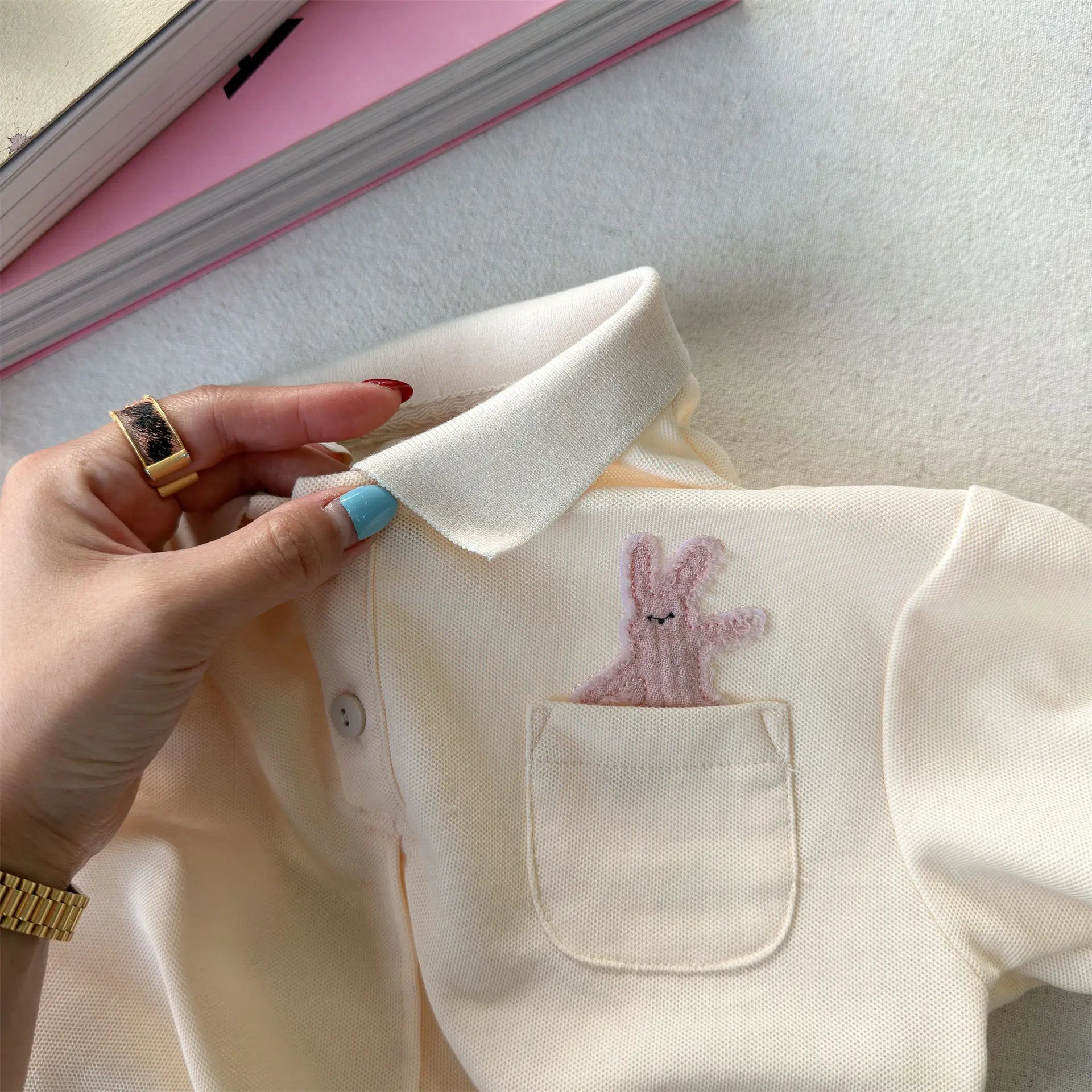 2026 Summer New Children Short Sleeve T Shirts Cotton Boys Casual Polo Shirts Girls Cute Cartoon Lapel Tops Kids Clothes