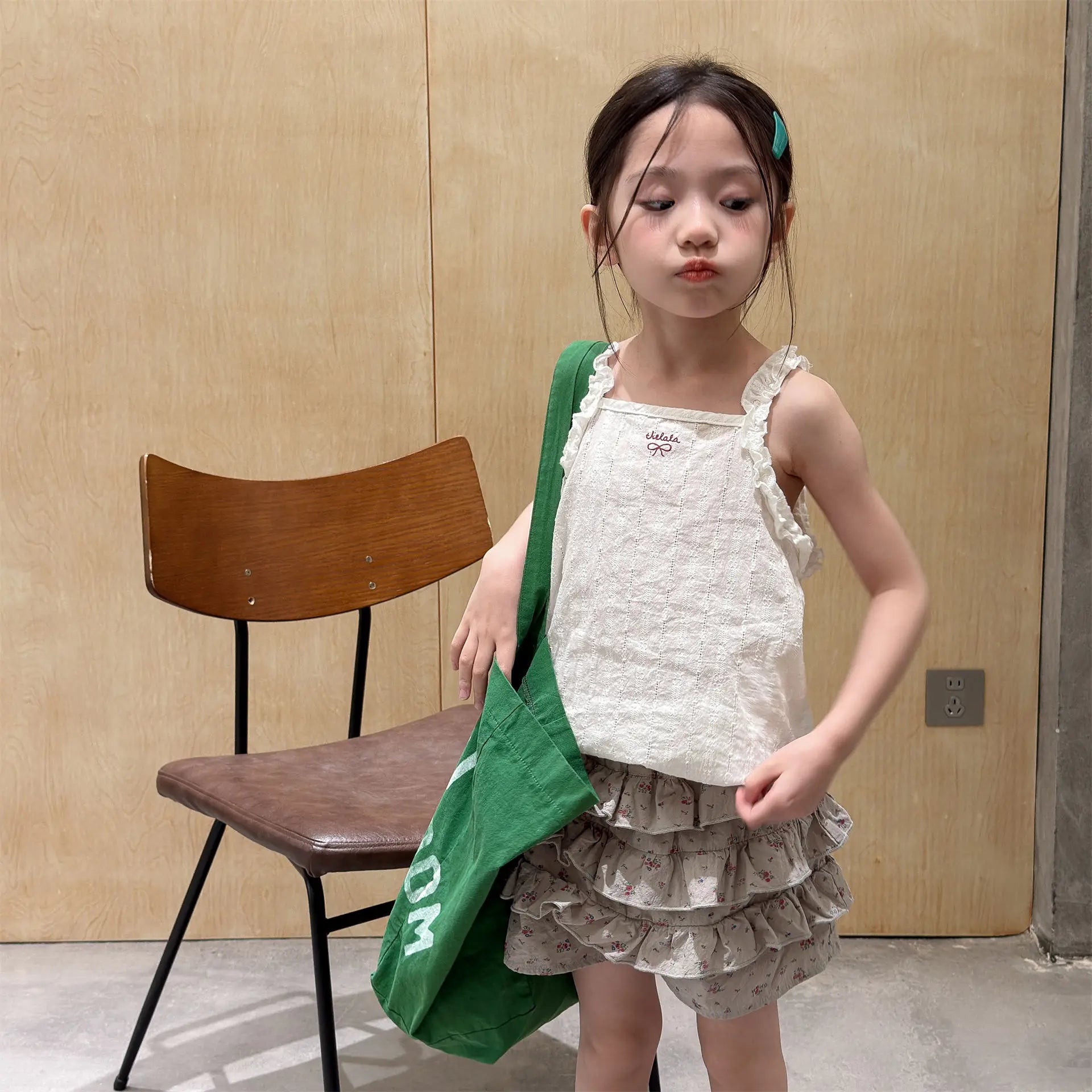 2026 Summer New Children Shorts Cotton Girls Sweet Lace Flower Bud Shorts Fashion Toddler Floral Culottes Kids Clothes