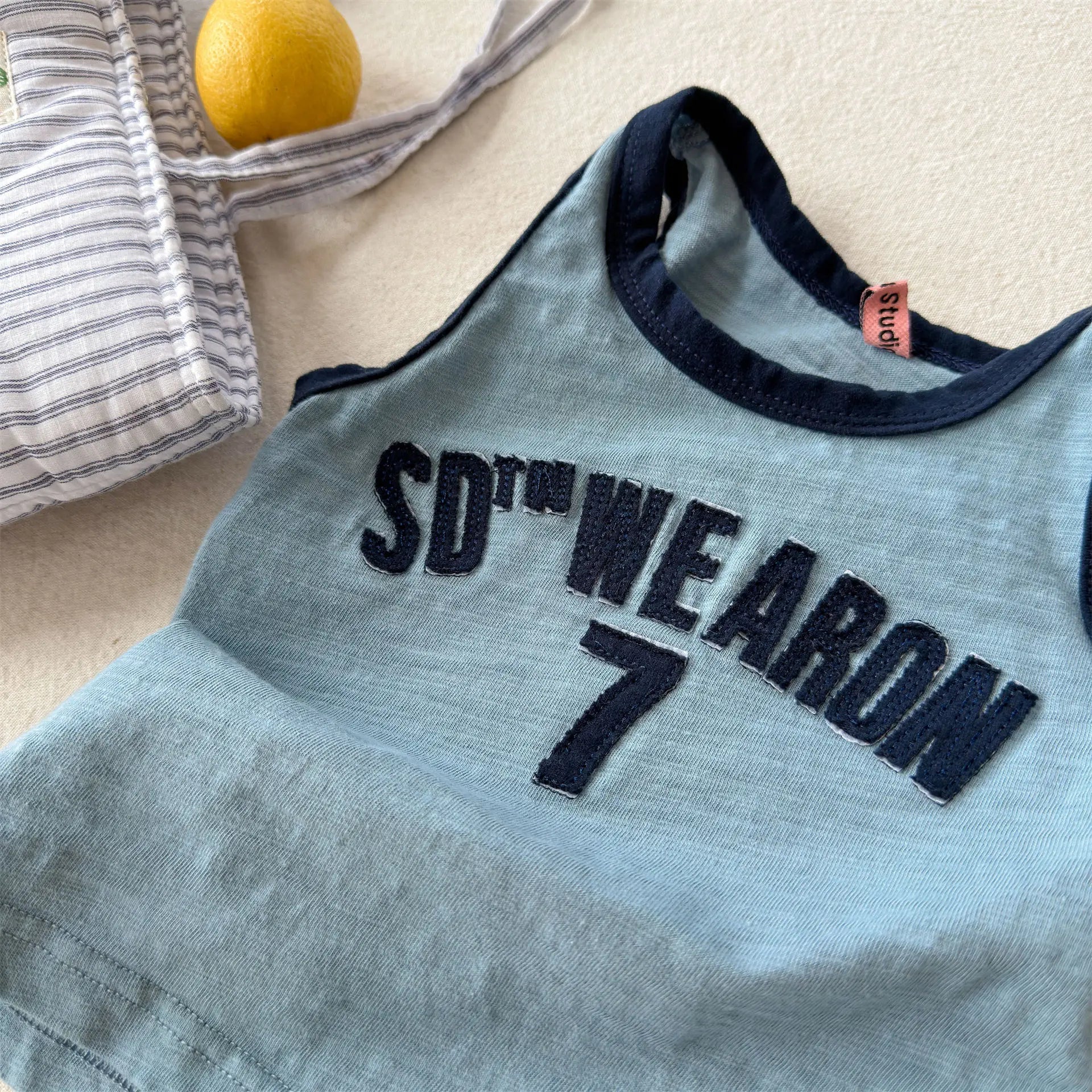 2026 Summer New Children Sleeveless T Shirts Cotton Toddler Girls Casual Vest Baby Thin Letter Print T Shirts Kids Clothes