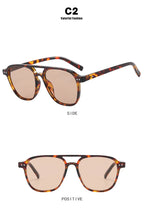 Vintage Big Square Sunglasses Women Men Brand Designer Unisex Sun Glasses Black Frame Shades Male Female Eyewear UV400