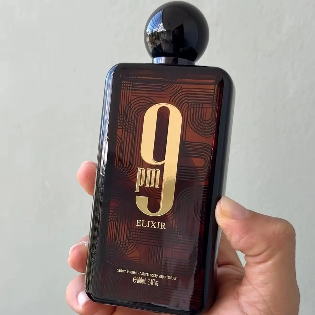 9 PM Elixir Unisex Extrait de Parfum, 3.4 Fl. Oz