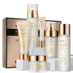 Bird's Nest Protein Peptide Moisturizing Six-Piece Set, Containing Bird's Nest Extract, Collagen and Other Skin-Beneficial Ingredients, Deeply Nourishes the Skin, Is Gentle and Non-Irritating, Has a Delicate Texture, Makes th