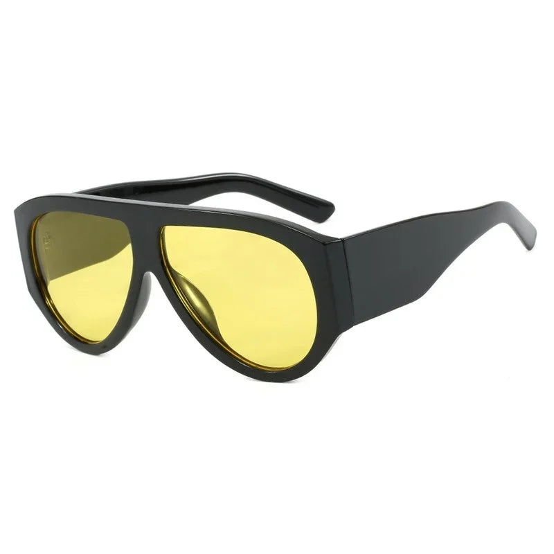 Fashion Oversized Hip Hop Sunglasses Men Women Shades Brand Designer Sun Glasses Trend Male Punk Eyewear Female UV400