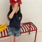 2026 Summer New Children Short Sleeve T Shirts Cotton Boys Casual Polo Shirts Girls Cute Cartoon Lapel Tops Kids Clothes