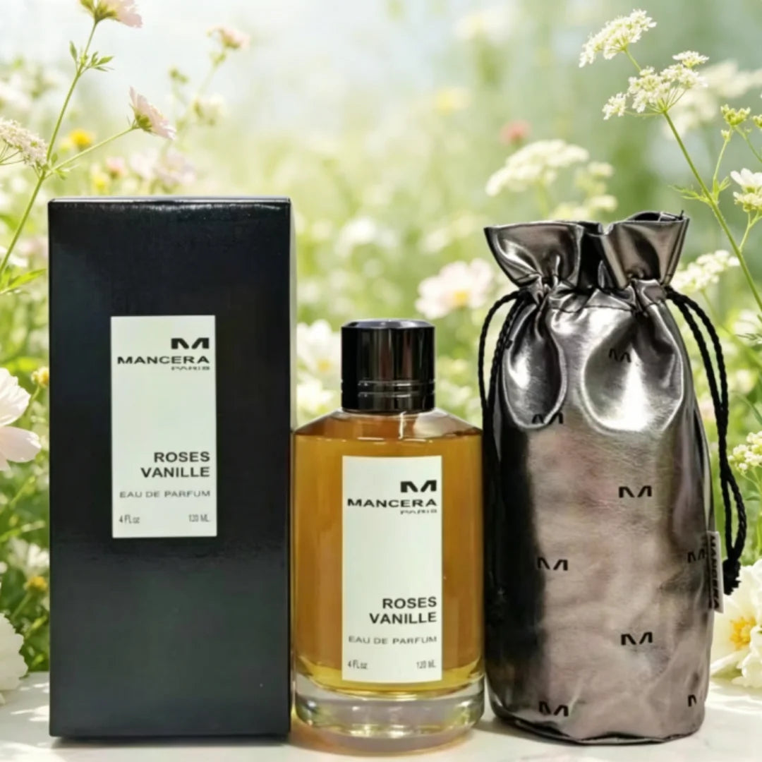 MANCERA Vanille Eau de Parfum | Luxury Unisex Long-Lasting Gourmand Floral Oriental Fragrance | Perfect Gift for Her & Him