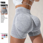 Women's Yoga Shorts High Waist Workout Shorts Fitness Yoga Lift Butt Fitness Ladies Yoga Gym Running Short Pants Sportswear