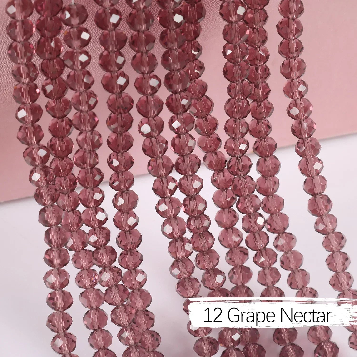 2mm 4mm 6mm 8mm Rondelle Austria Crystal Beads Faceted Glass Beads Loose Spacer Beads for DIY Bracelet Garment Making