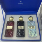 Unisex Luxury Perfume Gift Set 3PCS 100MLx3 Long Lasting Niche Elegant Fresh Oriental Aromatic Aquatic Signature Fragrance