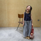 2026 Summer New Girls Sleeveless Shirts Solid Cute Baby Girl Sweet Lace Blouse Toddler Cute Thin Cotton Tops Kids Clothes