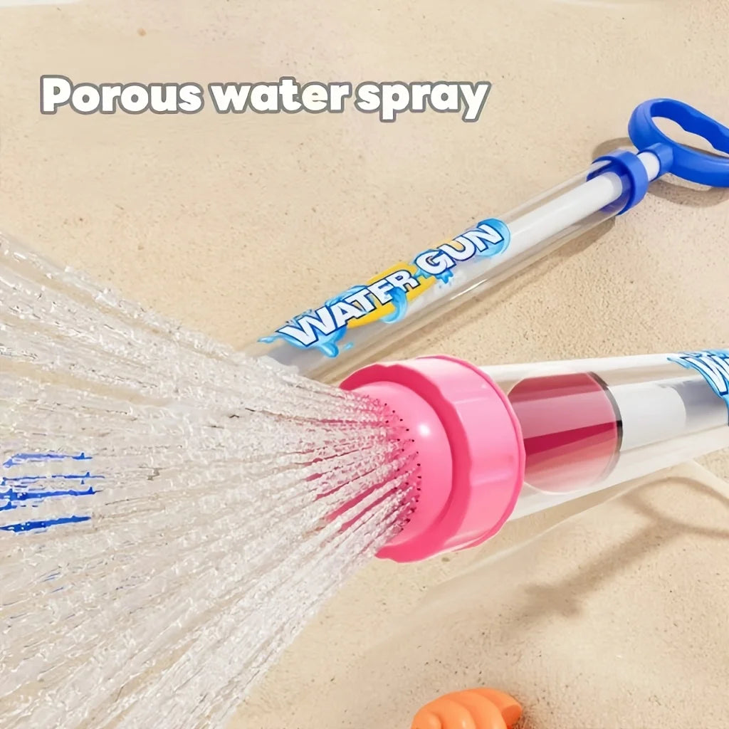 Fireworks Spray Water Pull-Back Water Gun Outdoor Splash Games for Pool Lawn Activities Kids Summer Interactive Water Spray Toys