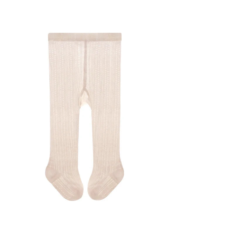 2026 Summer New Baby Pantyhose Newborn Infant leggings Girls Thin Mesh Tights Children Pants 0-8Y