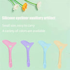 Wholesale  Multi-functional Eyeliner Stencil Wing Tips Silicone Eyeliner Aid Drawing Lipstick Wearing Aid Reusable Makeup Tools