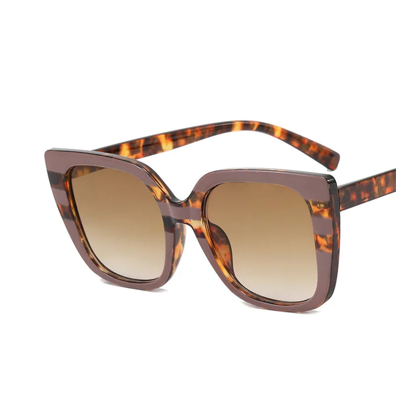 New Fashion Square Sunglasses Designer Luxury Women 2023 Cat Eye Sun Glasses Female Classic Retro Trendy Gradient Eyewear Shades
