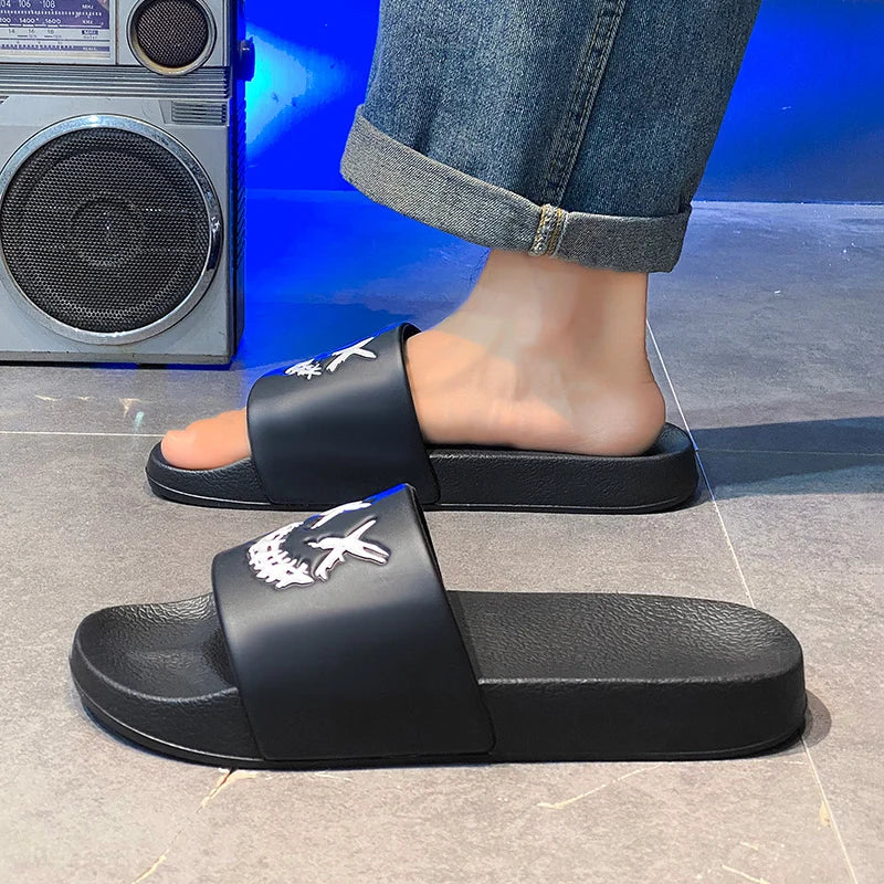 Shoes Summer Men's Slippers Shoes Man Soft Slides Non-slip Casual Indoor Outdoor EVA Sandals Beach Garden Fashion For youngster