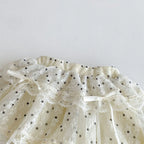 2026 Summer New Children Short Sleeve T Shirts Cotton Baby Girls Cute Bow Lace Tee Toddler Loose Casual Tops Kids Clothes