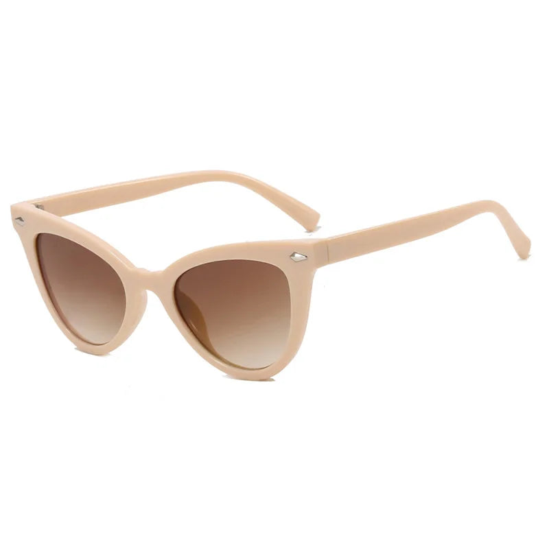 Fashion Cat Eye Sunglasses Women Men 2023 Vintage Luxury Brand Designer Cateye Eyewear Sun Glasses Frame Ladies Shades UV400