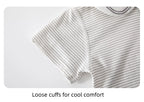 New Summer Newborn Baby Striped Romper Sailor Collar Jumpsuit Thin Breathable Baby Air Conditioner Infant Clothes