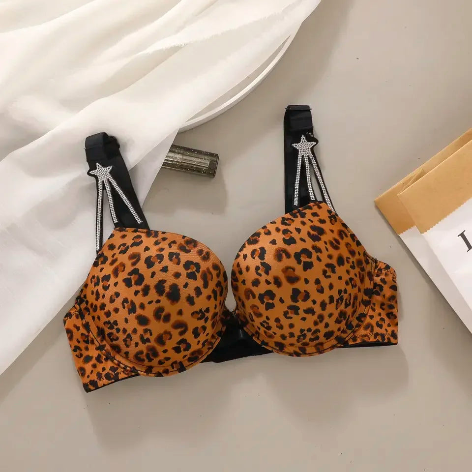 New Arrival Women Push Up Bra Lace Underwear Sexy Lingerie Demi Padded Shelf Bra Sleepwear Pajamas Plus Size