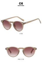 Vintage Punk Round Vintage Sunglasses Women Retro Luxury Designer Sun Glasses for Female Oculos De Sol Shades UV400