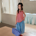 2026 Summer New Girls Lace Wide Leg Pants Toddler Thin Casual Pants Baby Girl Floral Mosquito Proof Pants Cotton Kids Clothes