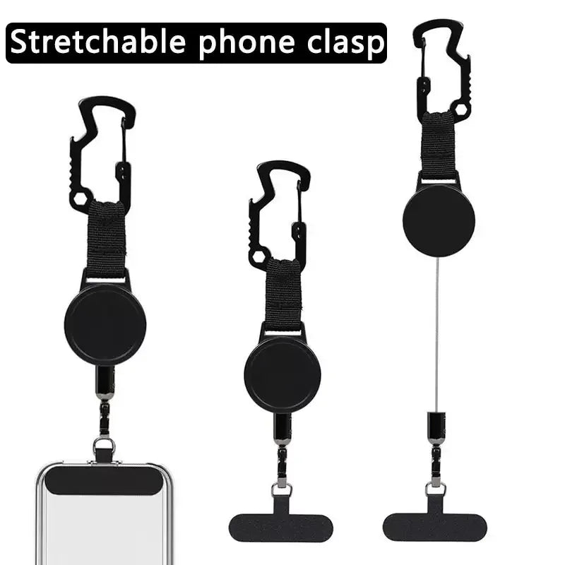 Retractable Lanyard Anti-Theft Phone Holder Travel Cellphone Lanyard Strap Smartphone Safety Tether With Belt Clip
