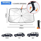 Car Sunshade Windshield Umbrella Car Front Sun Shade Parasol Foldable Protection Car Seat Heat Insulation Car Accessories
