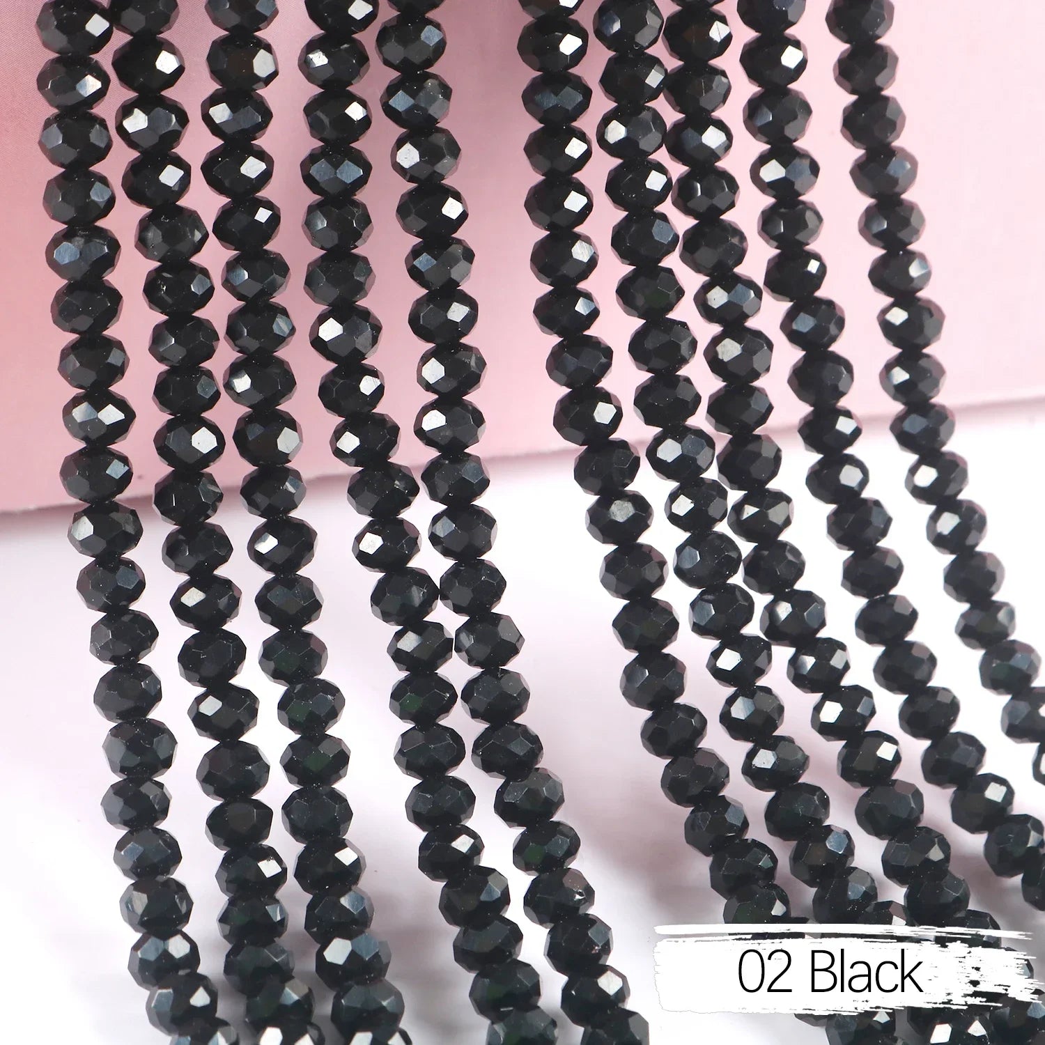 2mm 4mm 6mm 8mm Rondelle Austria Crystal Beads Faceted Glass Beads Loose Spacer Beads for DIY Bracelet Garment Making