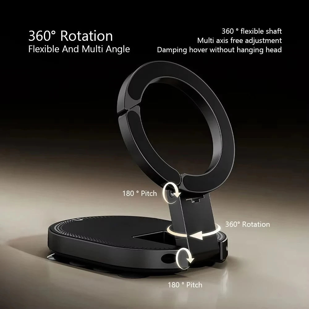 Suction Cup Magnetic Phone Holder Multi-Functional Phone Stand Portable Holder Lazy Person's Car Phone Holder For iPhone Samsung