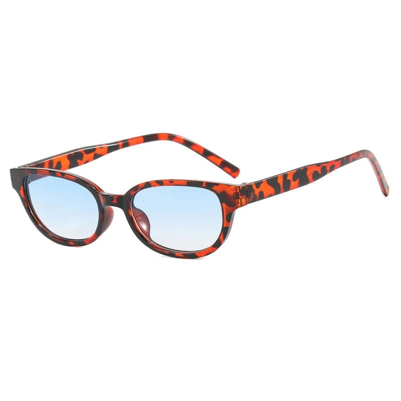 Retro Small Frame Cateye Sunglasses Women Brand Designer Vintage Cat Eye Sun Glasses Shadow for Female UV400 Oculos De Sol
