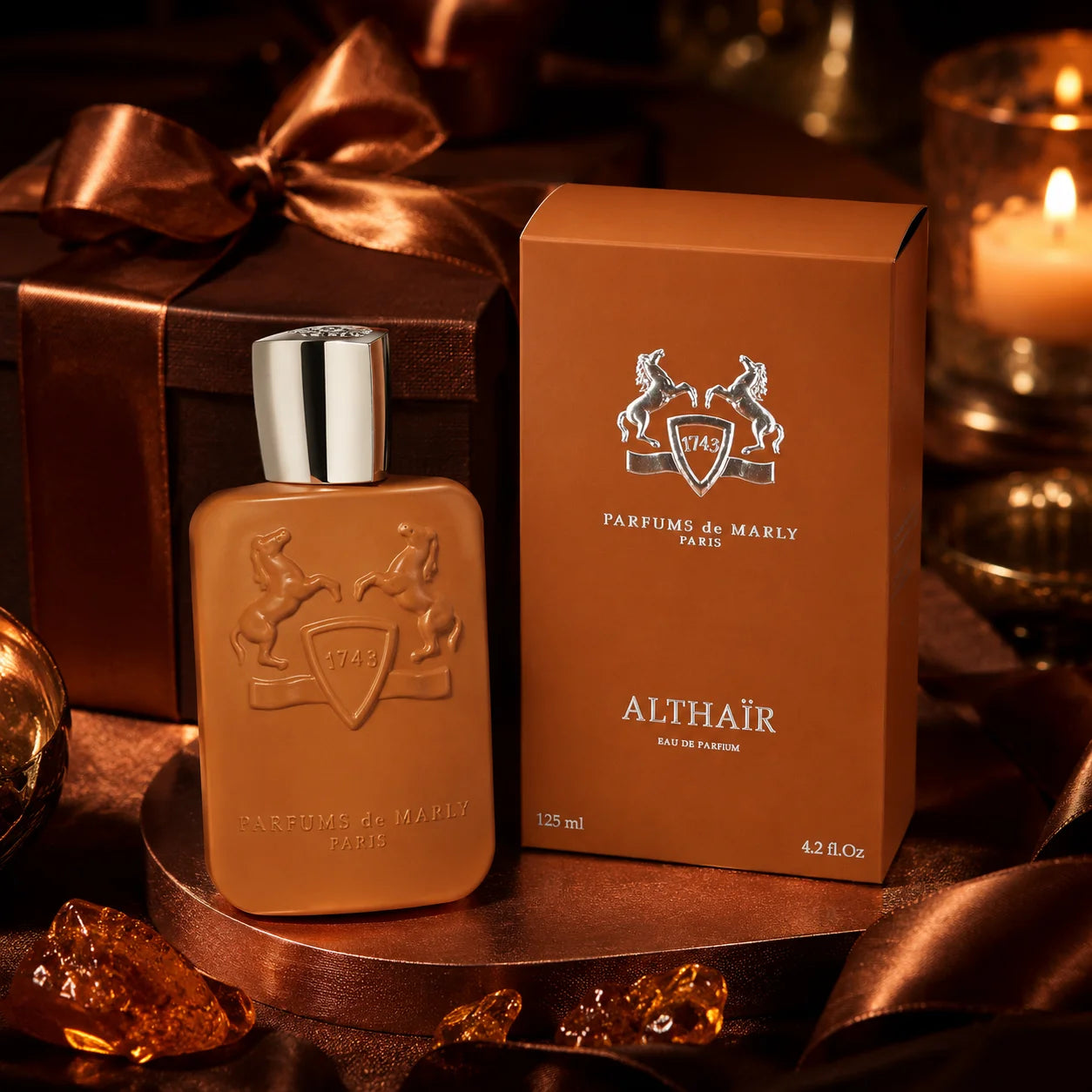 Parfums de Marly Althaïr Eau de Parfum 125ml 4.2 Fl Oz Orange Flower Cinnamon Elemi Guaiac Wood Praline Musk Unisex Fragrance