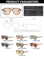 Vintage Big Square Sunglasses Women Men Brand Designer Unisex Sun Glasses Black Frame Shades Male Female Eyewear UV400
