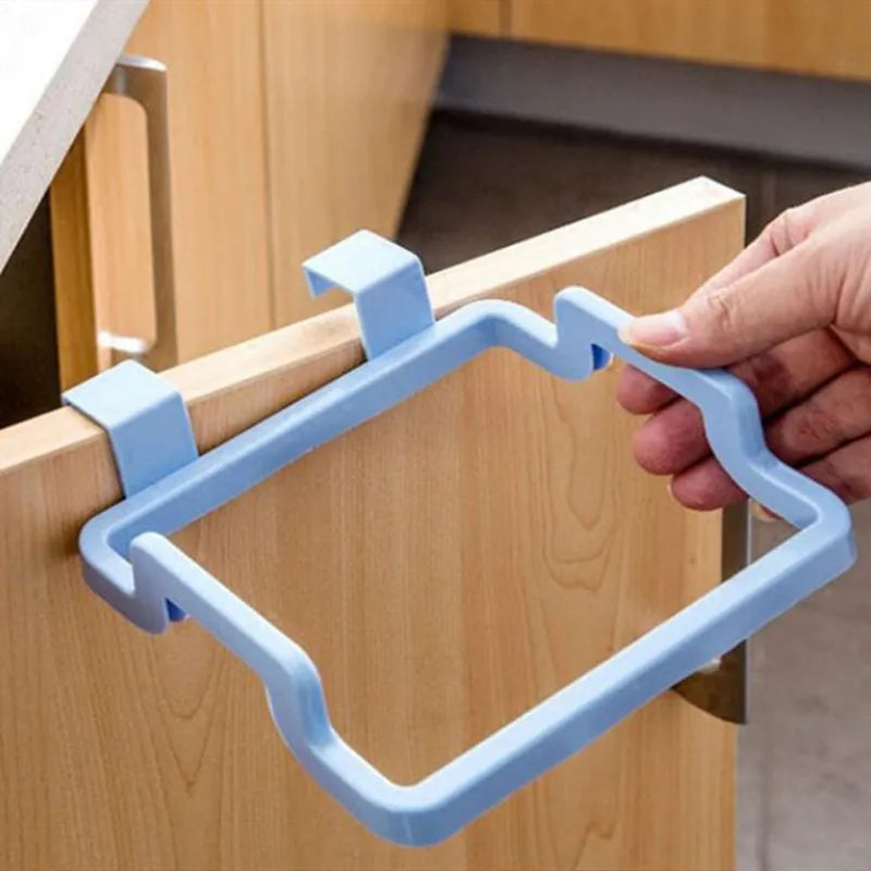 Hanging Trash Bag Rack Garbage Bag Rack Rubbish Bag Storage Rack Holder Portable Cabinet Trash Rack Kitchen Gadgets
