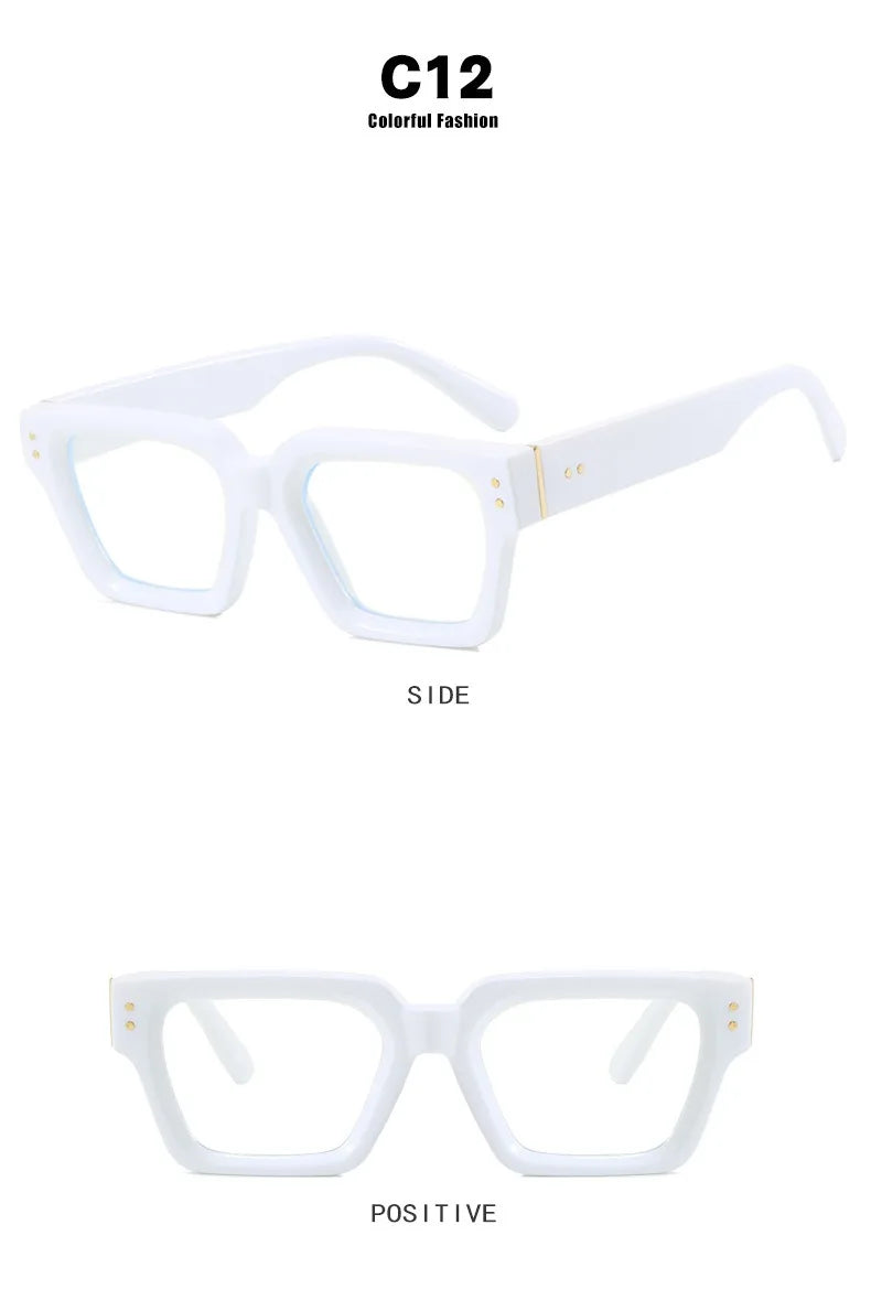 Classic Rectangle Small Sunglasses Women Men Square Personality Sun Glasses Vintage Fashion Ins Glasses Frame Shades UV400