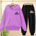 Spring and Autumn Mbappe Printed Children's Hoodie Set Sweatshirt Pants 2-piece Sportswear Set for Boys and Girls Kids Clothes