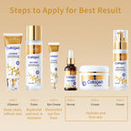 Collagen Skin Care Set, 6Pcs Face Care Sets for Women, Firming Skin, Smooth Skin, Hydrating Skin Care Set