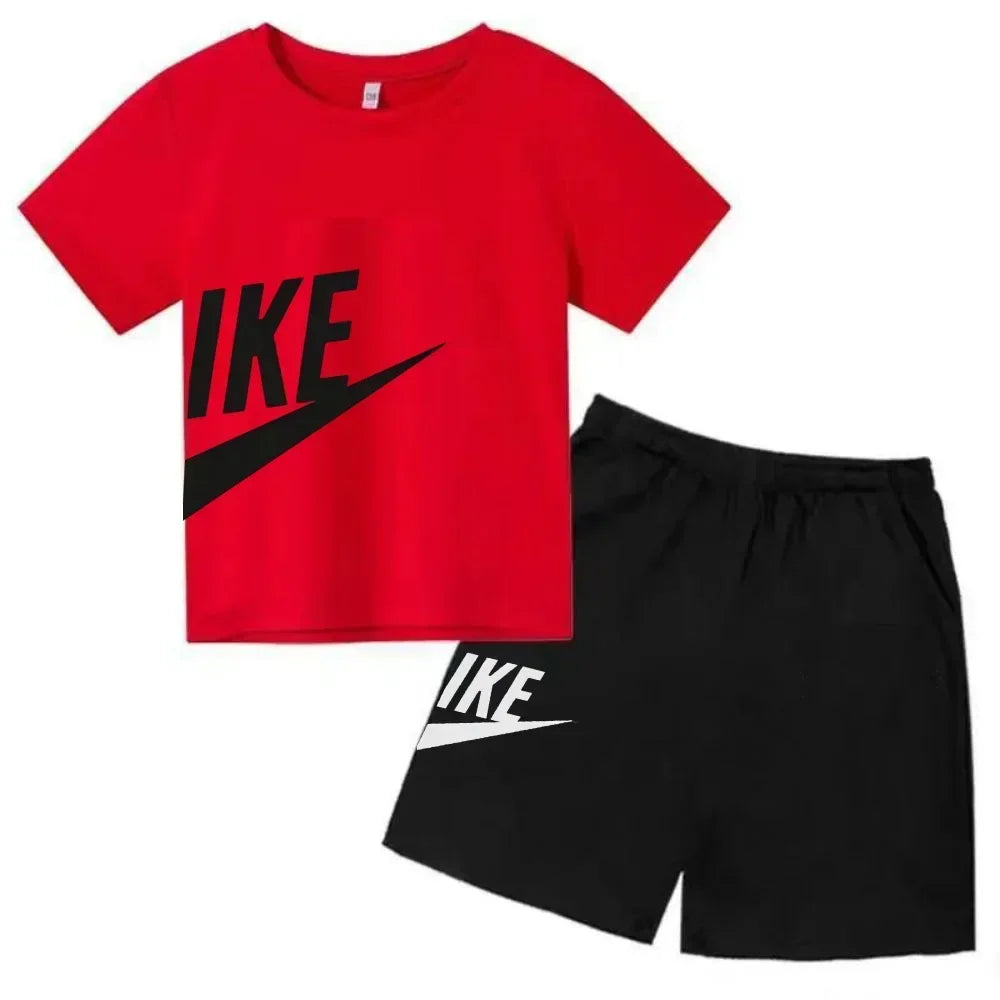 Casual Anime Kids Spring Autumn 2-Piece Set, Hoodie + Jogger Pants, Tracksuit for Boys & Girls Aged 2-13, Street Style Children'