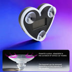 New Solar Atmosphere Light Heart-shaped Dynamic Gradient LED Fit Car Interior Ambient Light Decoration Accessory RGB