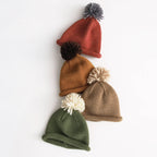 Kids Winter Hats For Newborn Boys Crochet Bonnet Casual Toddler Girl Cute Cap Children Solid Baby Boy Knitted Warm Beanies
