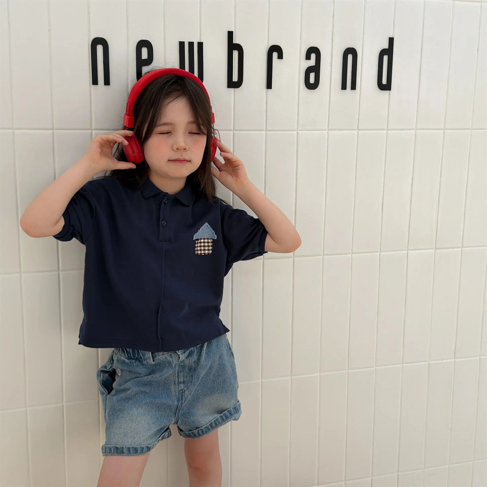 2026 Summer New Children Short Sleeve T Shirts Cotton Boys Casual Polo Shirts Girls Cute Cartoon Lapel Tops Kids Clothes