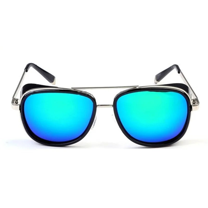 Fashion Steampunk Sunglasses Men Brand Mirror Designer Sun Glasses for Women Punk Vintage Red Sunglasses UV400
