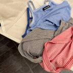 2026 Summer New Children Sleeveless T Shirts Cute Girls Bottoming Shirts Cotton Baby Girl Striped Sling Vest Kids Clothes