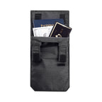 Anti-Theft RFID Blocking Travel Pouch Money Belt Bag for Women & Men Small Wallet for Credit Card ID Cash Passport