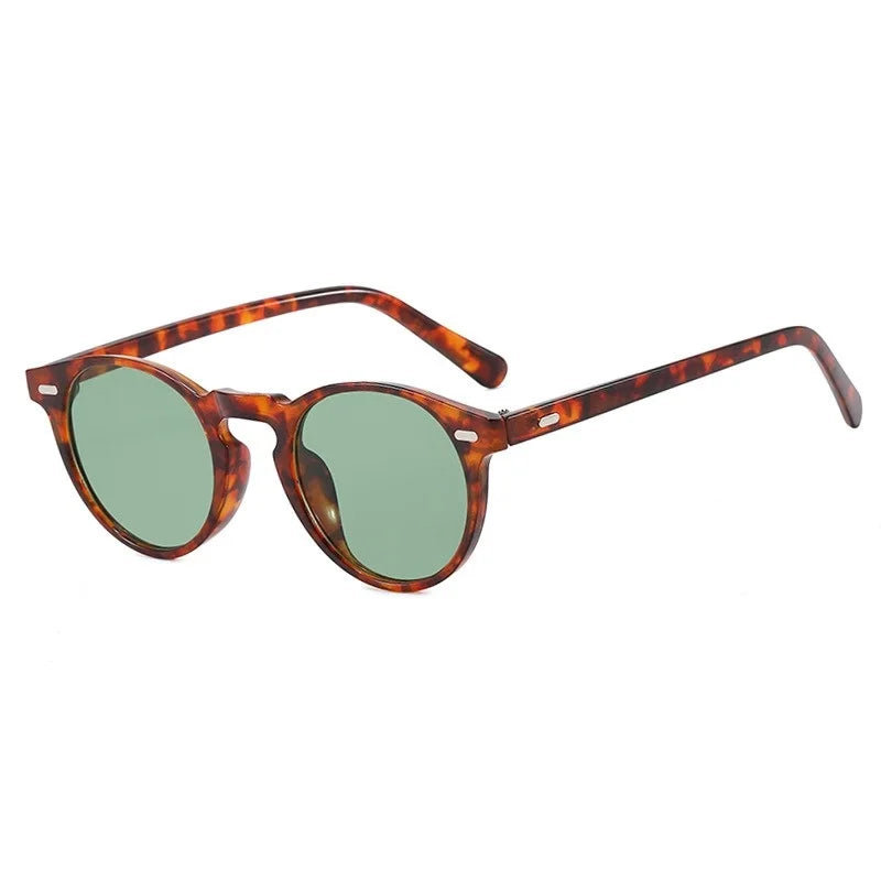 Vintage Punk Round Vintage Sunglasses Women Retro Luxury Designer Sun Glasses for Female Oculos De Sol Shades UV400