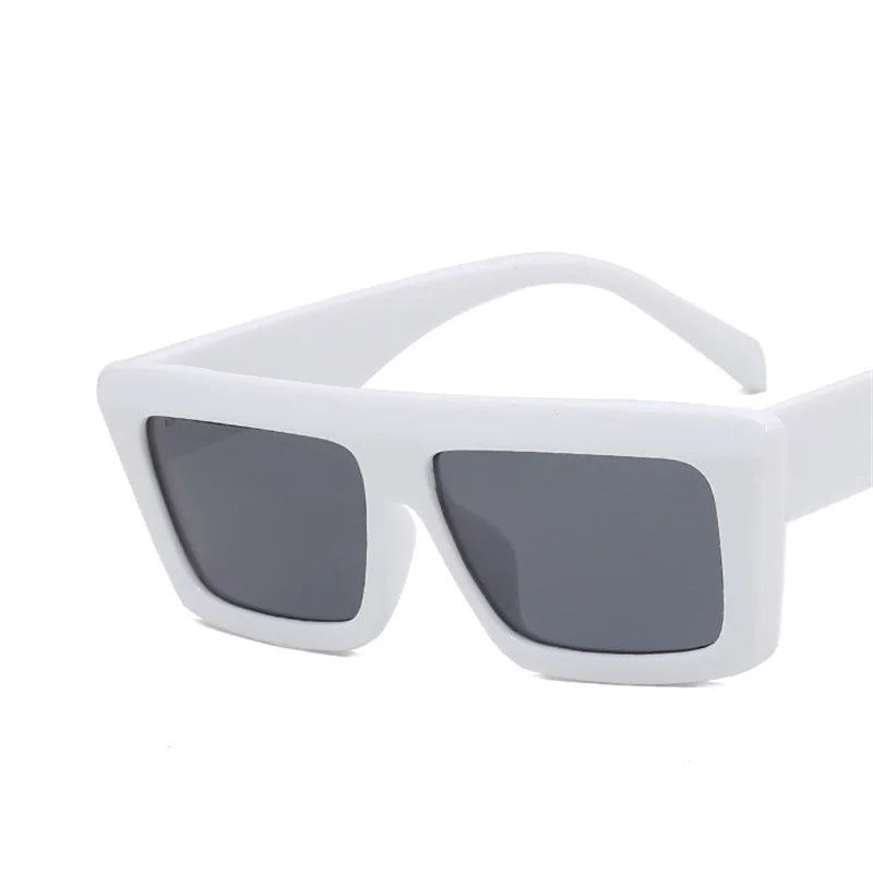 Square Vintage Sunglasses Women Men Brand Designer Retro Sun Glasses Female Fashion Cat Eye Shadow for Female Oculos De Sol