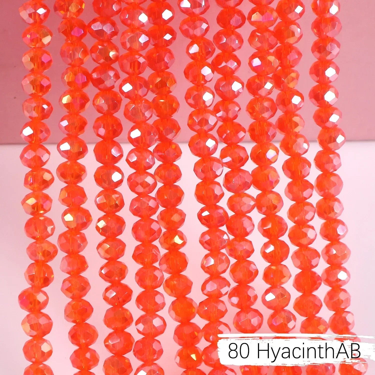 2mm 4mm 6mm 8mm Rondelle Austria Crystal Beads Faceted Glass Beads Loose Spacer Beads for DIY Bracelet Garment Making