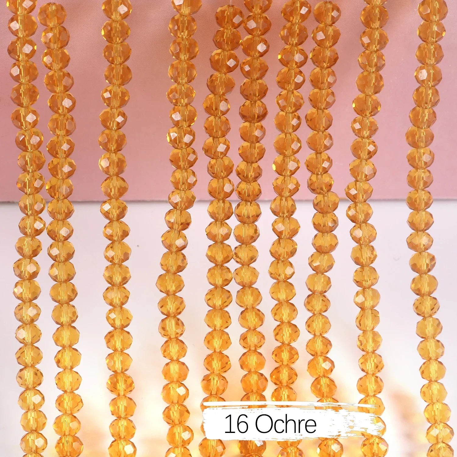 2mm 4mm 6mm 8mm Rondelle Austria Crystal Beads Faceted Glass Beads Loose Spacer Beads for DIY Bracelet Garment Making