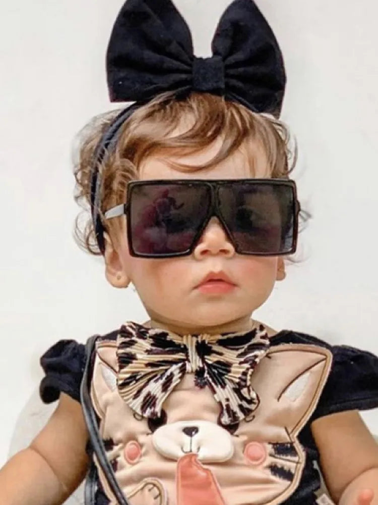 2024 Fashion New Sunglasses Square Boys Girls Brand Eyeglasses Infant Shades Baby Boys Girls Eyewear Gafas De Sol
