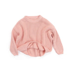 Autumn Newborn Baby Girl Boy Knitted Long Sleeve Warm Sweater Winter Candy Colors Loose Pullover Casual Tops Kids Clothes 3M-5Y