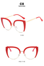 Quality Cat Eye Half Frame Oversized Frame Glasses Anti-blue Light 2023 New Glasses Frame Ins Retro Trend Fashion Glasses 2023
