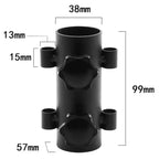 Canopy Pole Fixator Large Pipe Diameter Tent Sunshade Support Pole Fixed Pipe Frame Beach Umbrella Adjustment Base